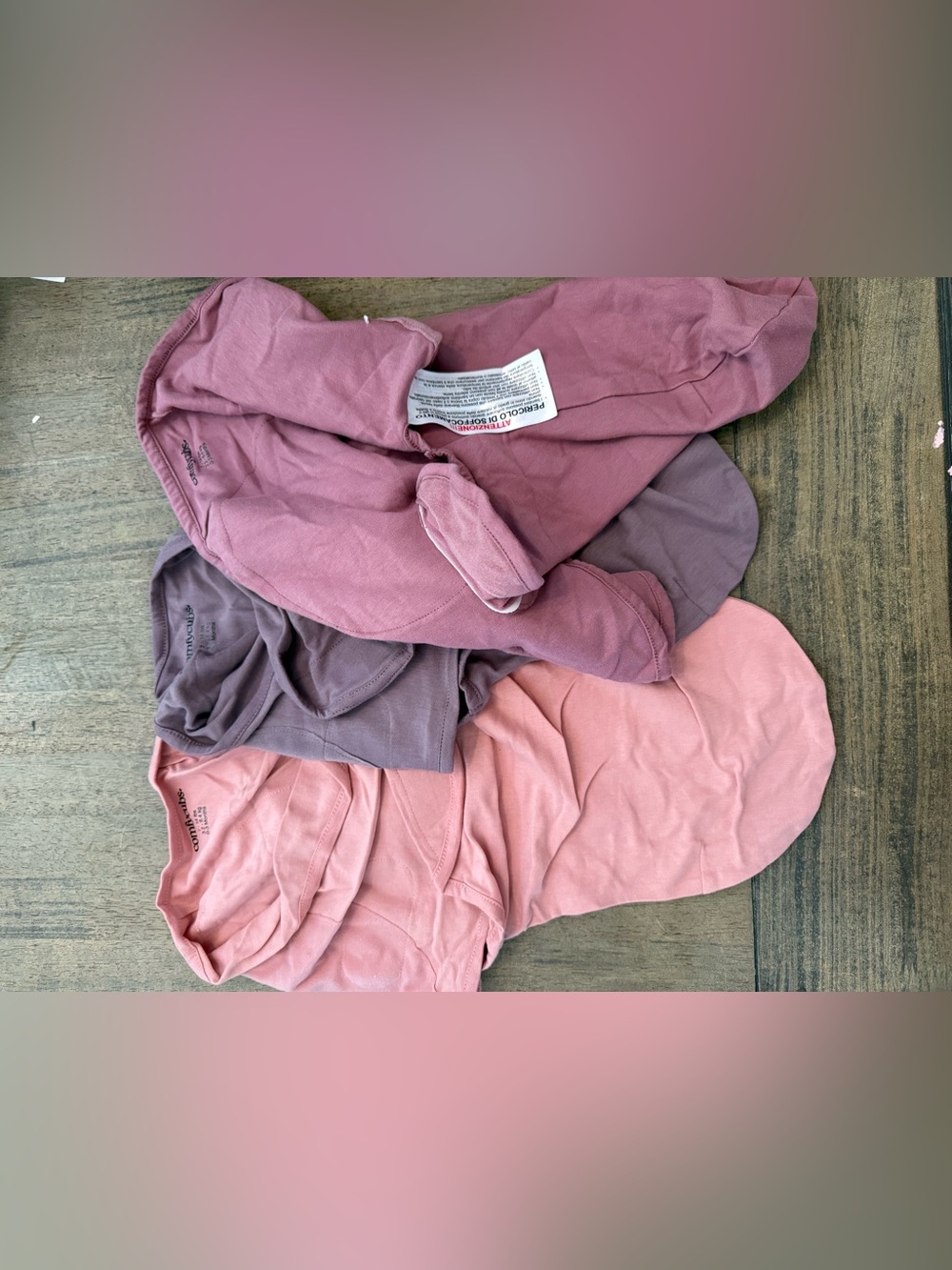 3 Comfycubs swaddle blankets